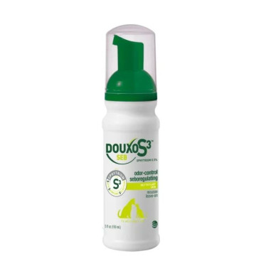 Douxo S3 Seb Mousse – Spumă Seboregulatoare fără Clătire pentru Câini și Pisici – 150 ml